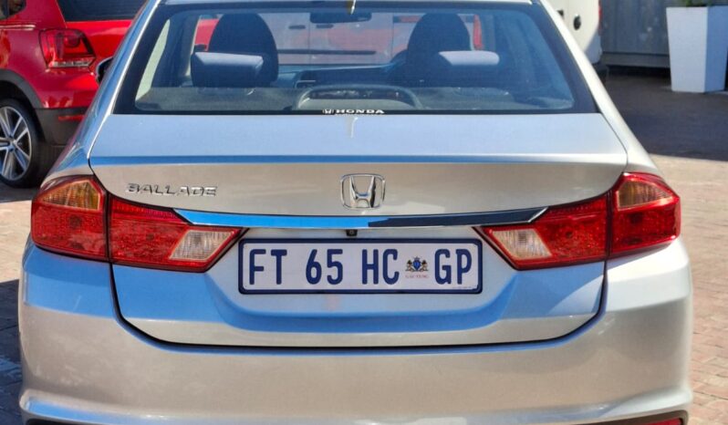 2017 Honda Ballade 1.5 Elegance full